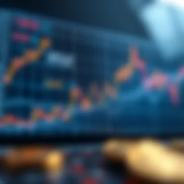 Graph depicting cryptocurrency trends and insights