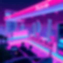 Illustration of Aave's decentralized finance ecosystem