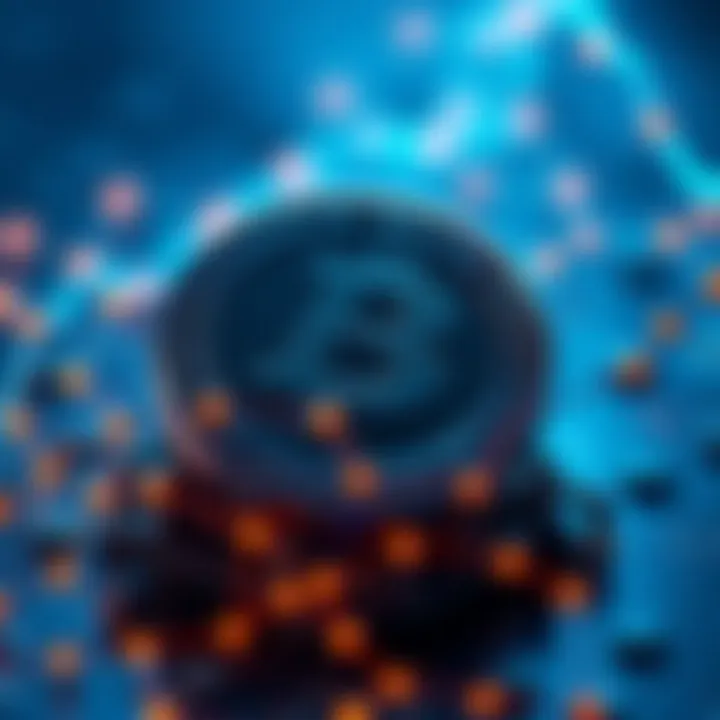 Conceptual image of integration with blockchain technology