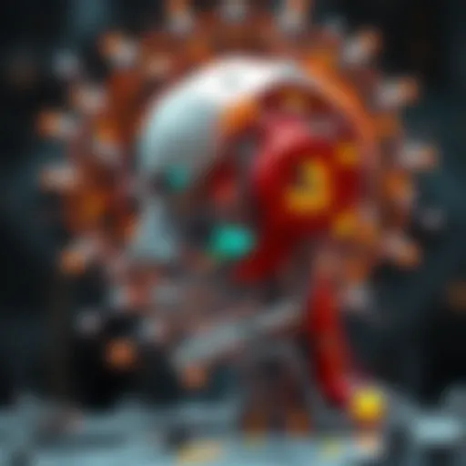 Abstract representation of AI technology