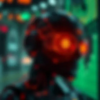 Visual analysis of AI market trends