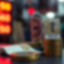 Currency exchange concept between Australian Dollar and South Korean Won