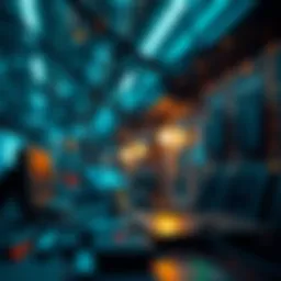 Visual representation of cryptocurrency communication channels