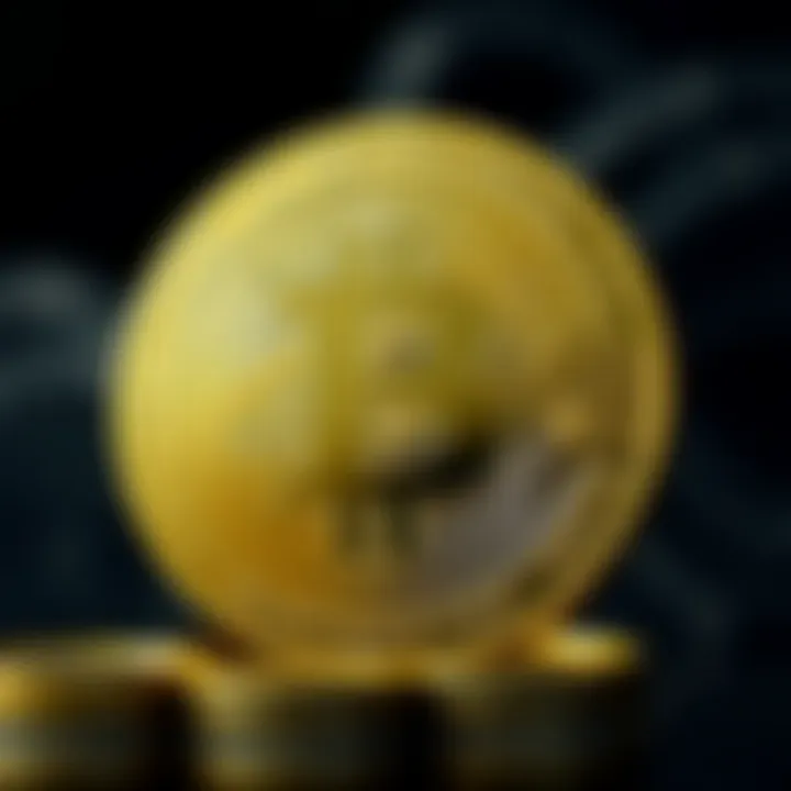 Bitcoin cryptocurrency symbol representation