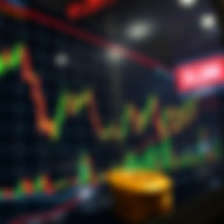 Bitcoin price chart showcasing market fluctuation