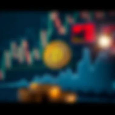 Graph depicting Bitcoin price volatility and its impact on liquidation