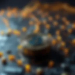Blockchain technology representation