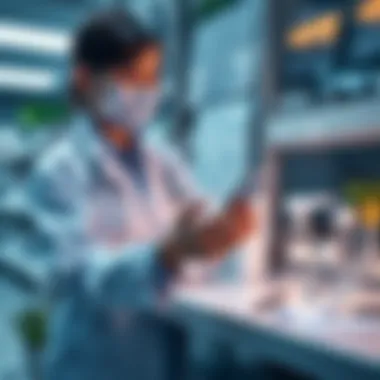 Transforming Healthcare with Blockchain Illustration of blockchain's impact on healthcare systems