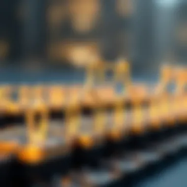 Visual representation of blockchain structure