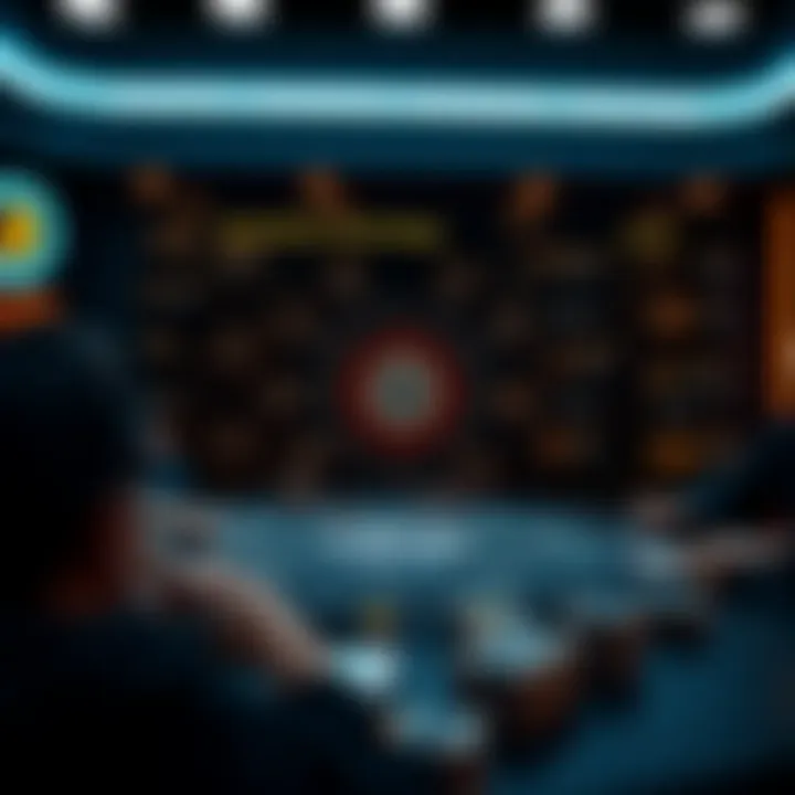 An intricate diagram showcasing blockchain technology fundamentals