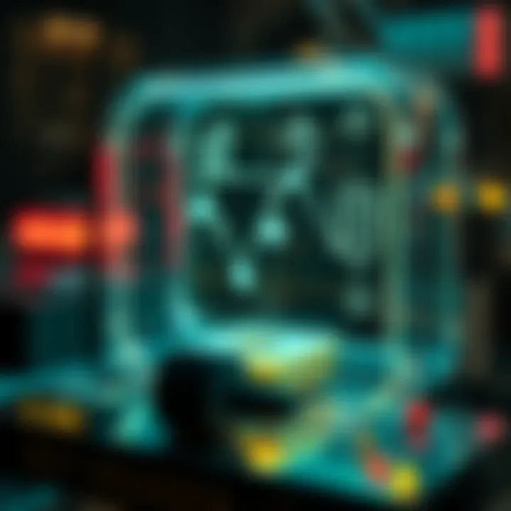 Blockchain technology illustration related to Bit Maker