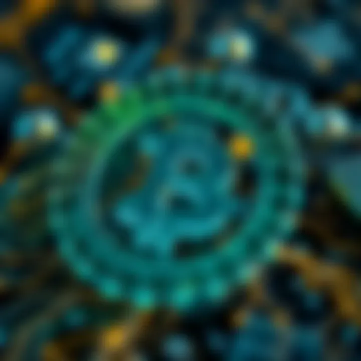 Understanding Blockchain Technology Illustration of blockchain technology concept