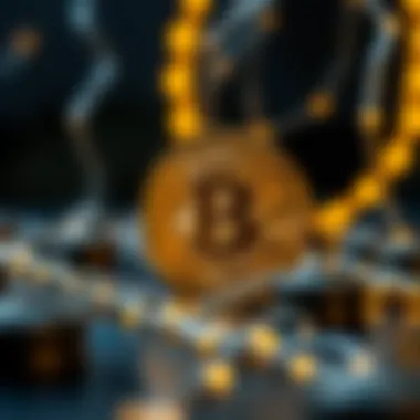 Visual depiction of blockchain technology and its evolution