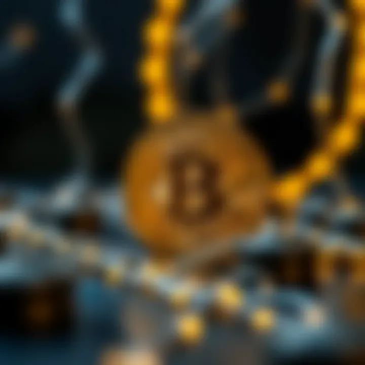 Visual depiction of blockchain technology and its evolution