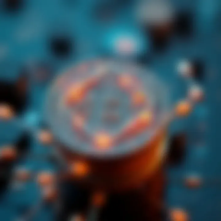 A visual representation of blockchain technology and its functions