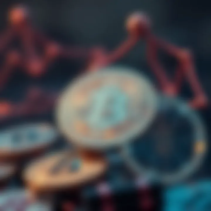 Innovative cryptocurrency graphics