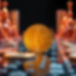 Conceptual representation of digital currency innovation