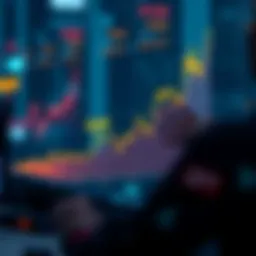 A digital representation of cryptocurrency trends influenced by ChainGPT and Twitter interactions.