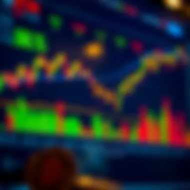 A detailed market analysis chart showing cryptocurrency fluctuations.