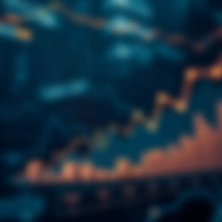 A visual graph illustrating digital asset investment trends and growth.