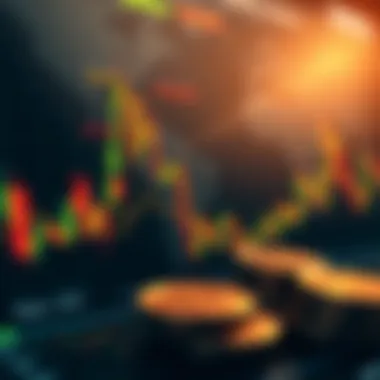 Chart depicting global market trends for various coins