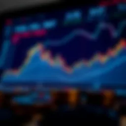 Graph showing coin price trends