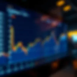 Graph illustrating Coinbase stock price fluctuations over time