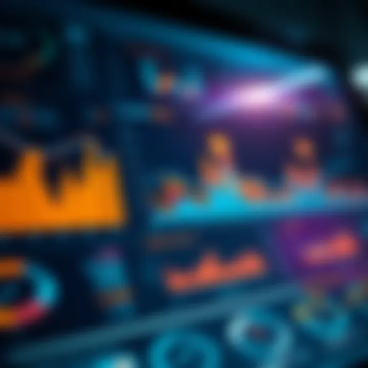 Data analytics dashboard for cryptocurrency