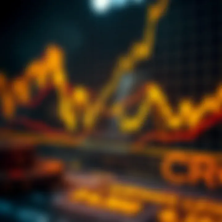 Graph illustrating CRO price fluctuations