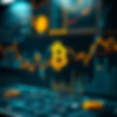 Insights for Cryptocurrency Investors An innovative illustration showing data analysis and insights for cryptocurrency investors.