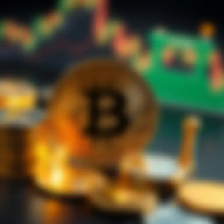 Illustration showing the competitive landscape of cryptocurrencies