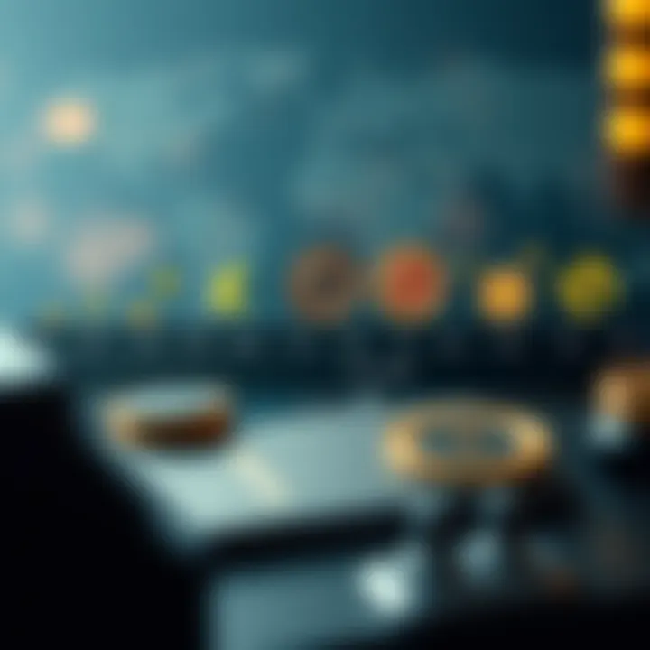 An infographic depicting the history of cryptocurrency