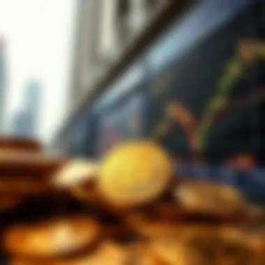 Visual depiction of market volatility trends