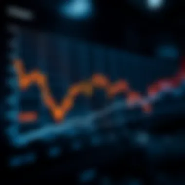 Graph showing cryptocurrency market decline