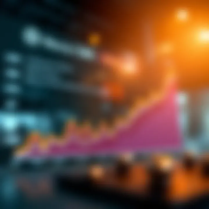 Graph illustrating the growth of cryptocurrency markets influenced by Wemix CMC