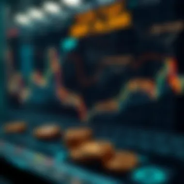Cryptocurrency Market Trends Analysis Graphical representation of cryptocurrency market trends