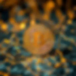 Abstract representation of cryptocurrency regulations