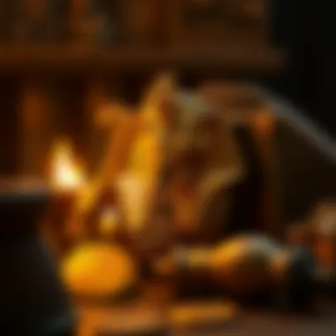 Ancient Egyptian artifacts representing the theme of the slot game