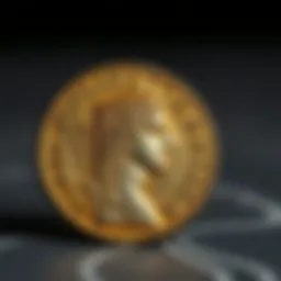 Ancient Roman coin depicting the denarius