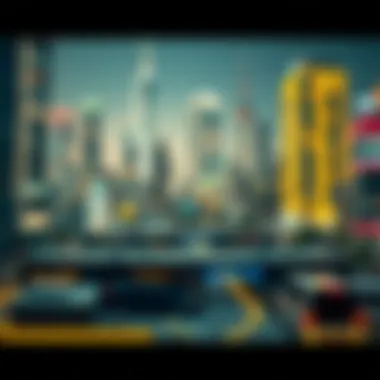 Visual representation of blockchain technology advancements