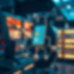 Conceptual visualization of blockchain technology in healthcare