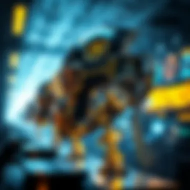 A futuristic depiction of digital assets and their potential applications