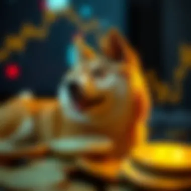 Comparison of Dogecoin value fluctuations