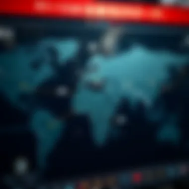 Geopolitical Impacts on Currency Exchange Rates Map depicting international geopolitical impact on currency exchange