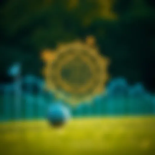 Conceptual representation of Golf and Blockchain integration