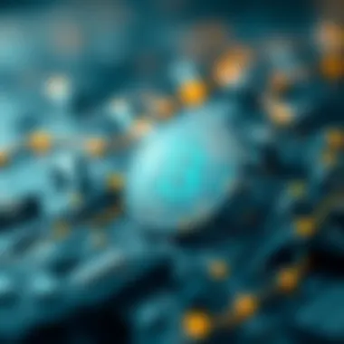 Blockchain technology representation