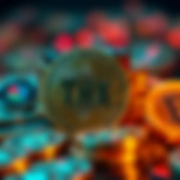 Visual depiction of investment strategies for digital assets