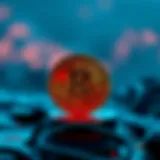 Digital representation of Klaytn cryptocurrency