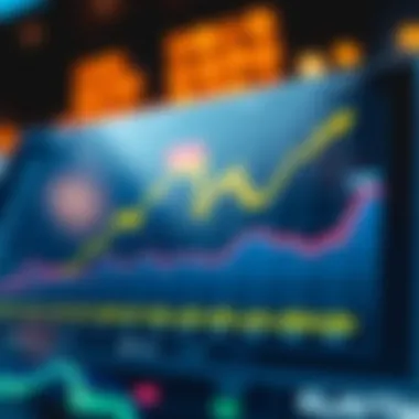 Graph illustrating market trends of Klaytn