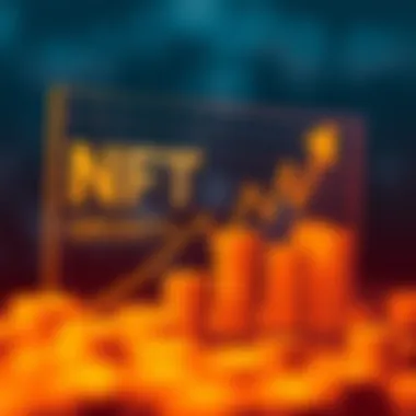 Graph showing NFT market growth